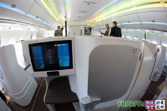 媒體揭秘空中客車公司最新A350豪華客機