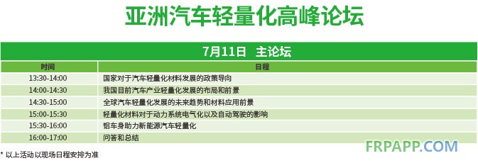 高峰論壇助力2018亞洲汽車輕量化展覽會 深度、權(quán)威、專業(yè)